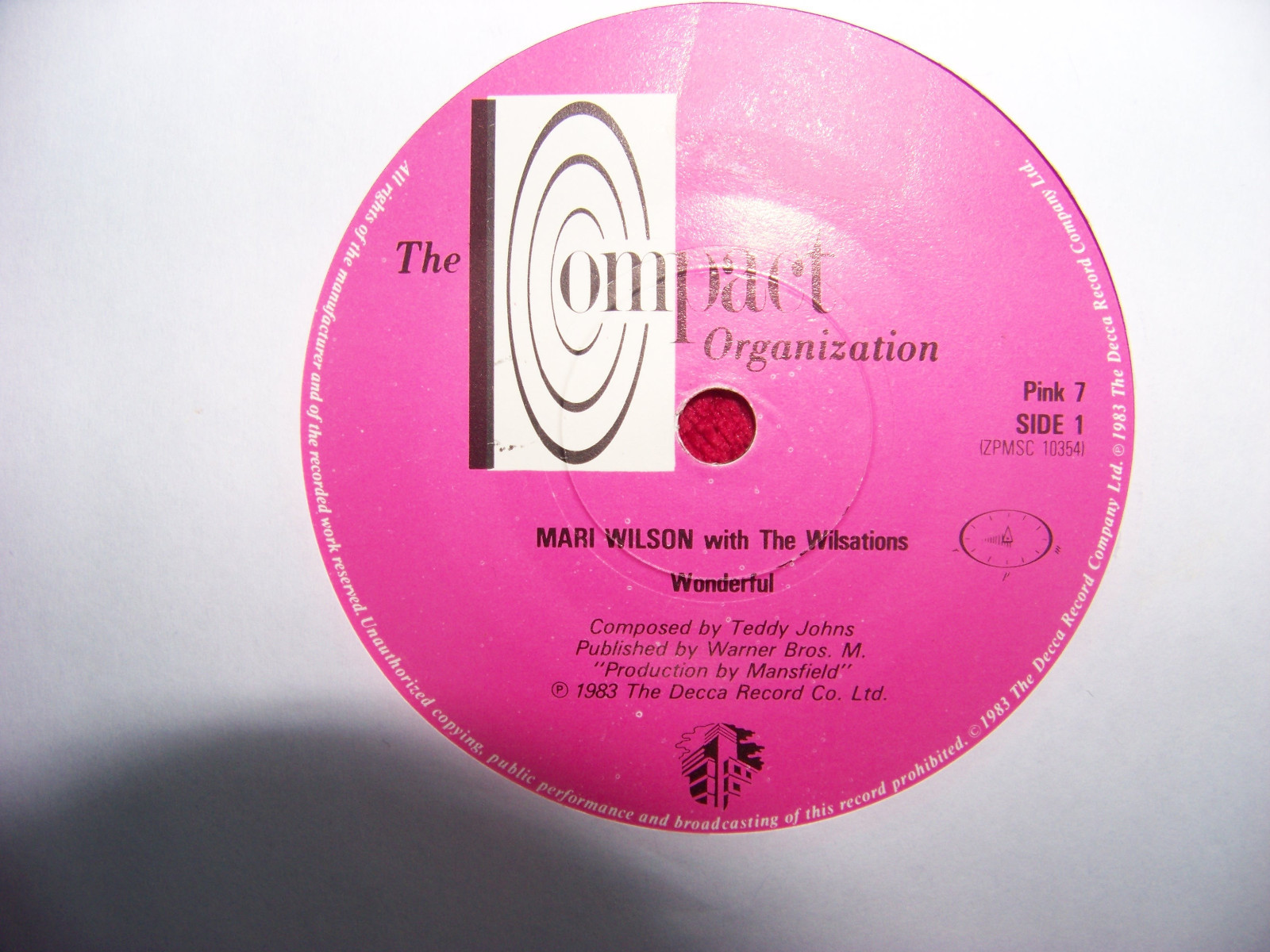 Mari Wilson – Wonderful / I may be wrong (UK 7″ Single, 1983)