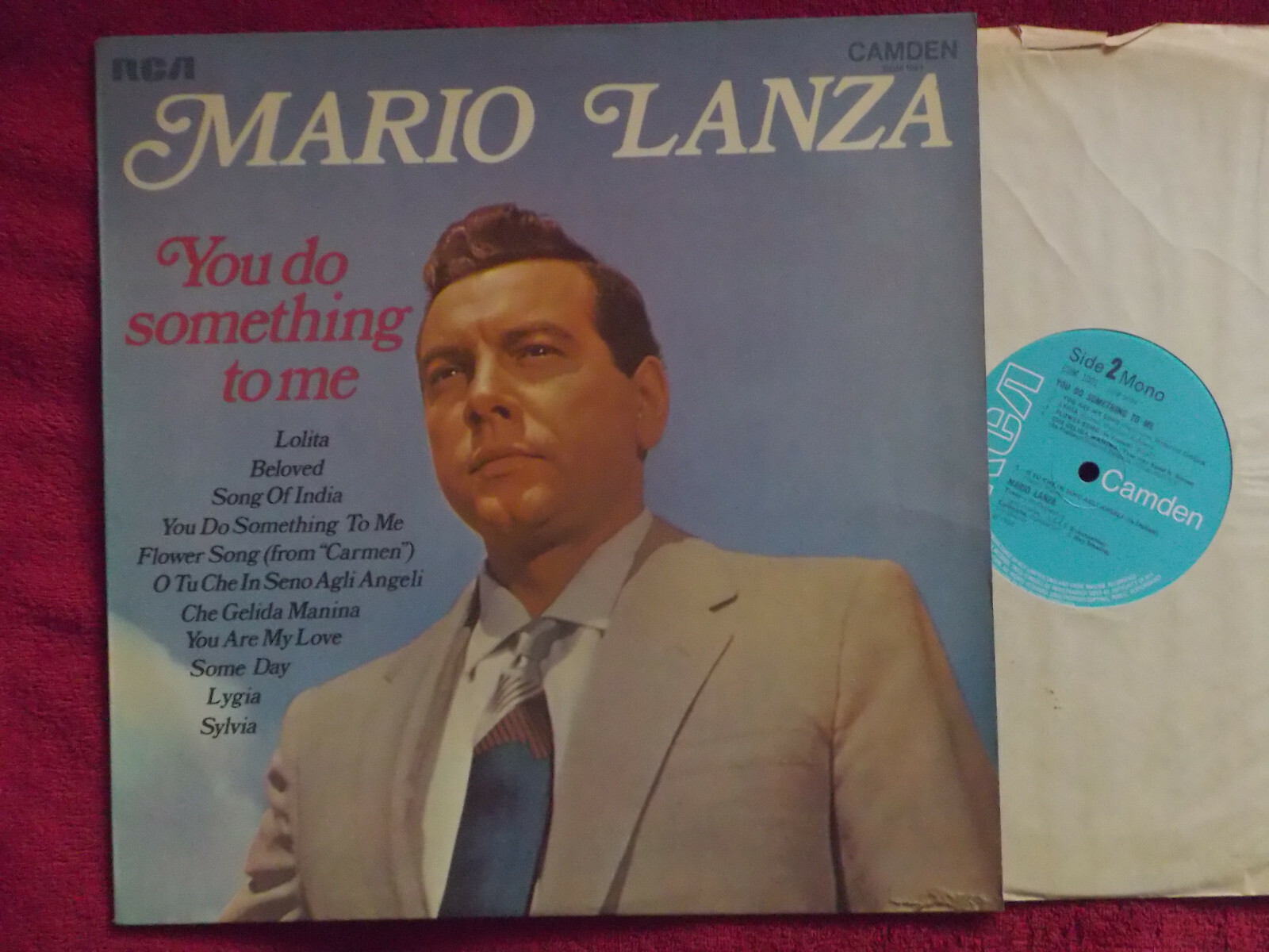 Mario Lanza – You do something to me | RCA Camden LP