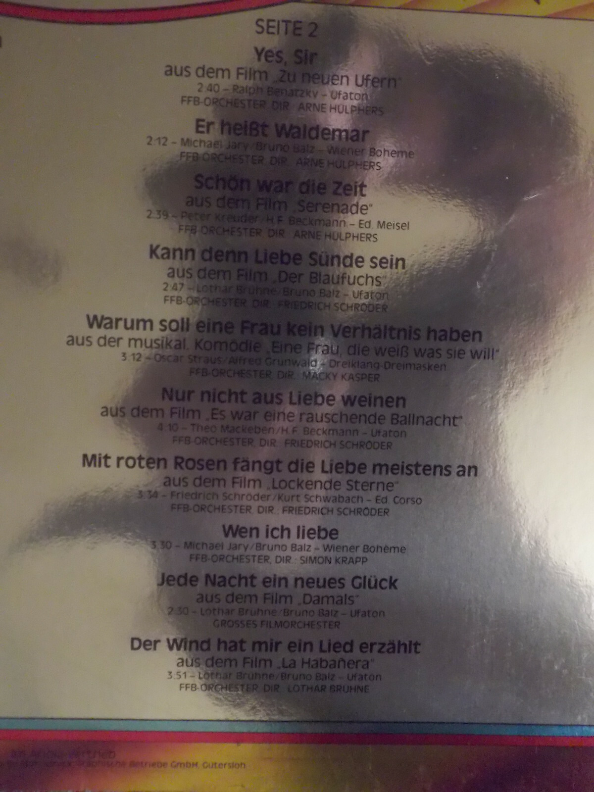 Zarah Leander – Star unter Sternen (Ariola LP), Bild 5