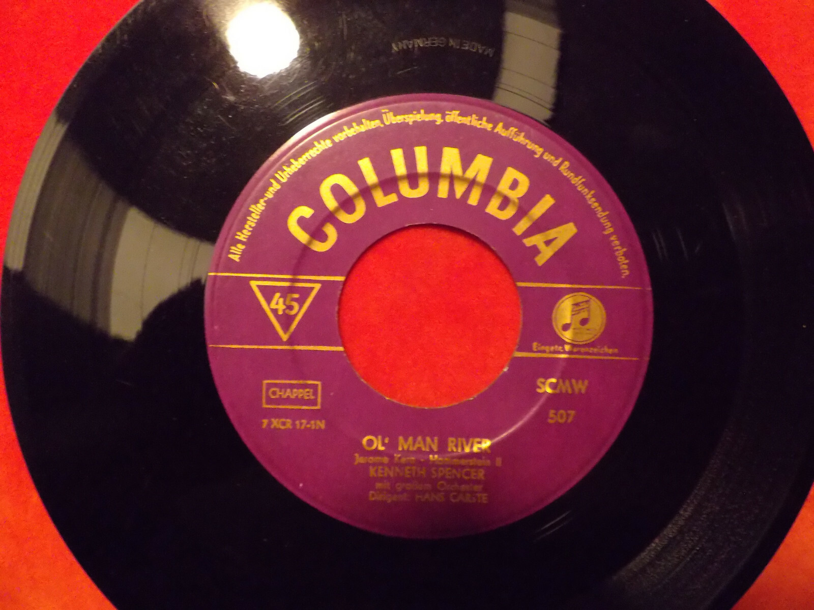 Kenneth Spencer – Ol´ man river / Hold on (Single)