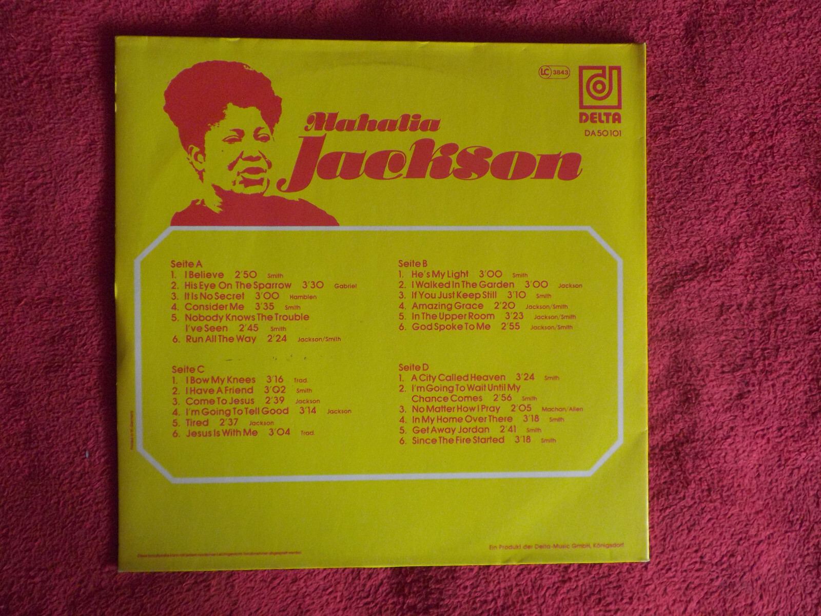 Mahalia Jackson – same (Doppel-LP, Delta Records), Bild 4