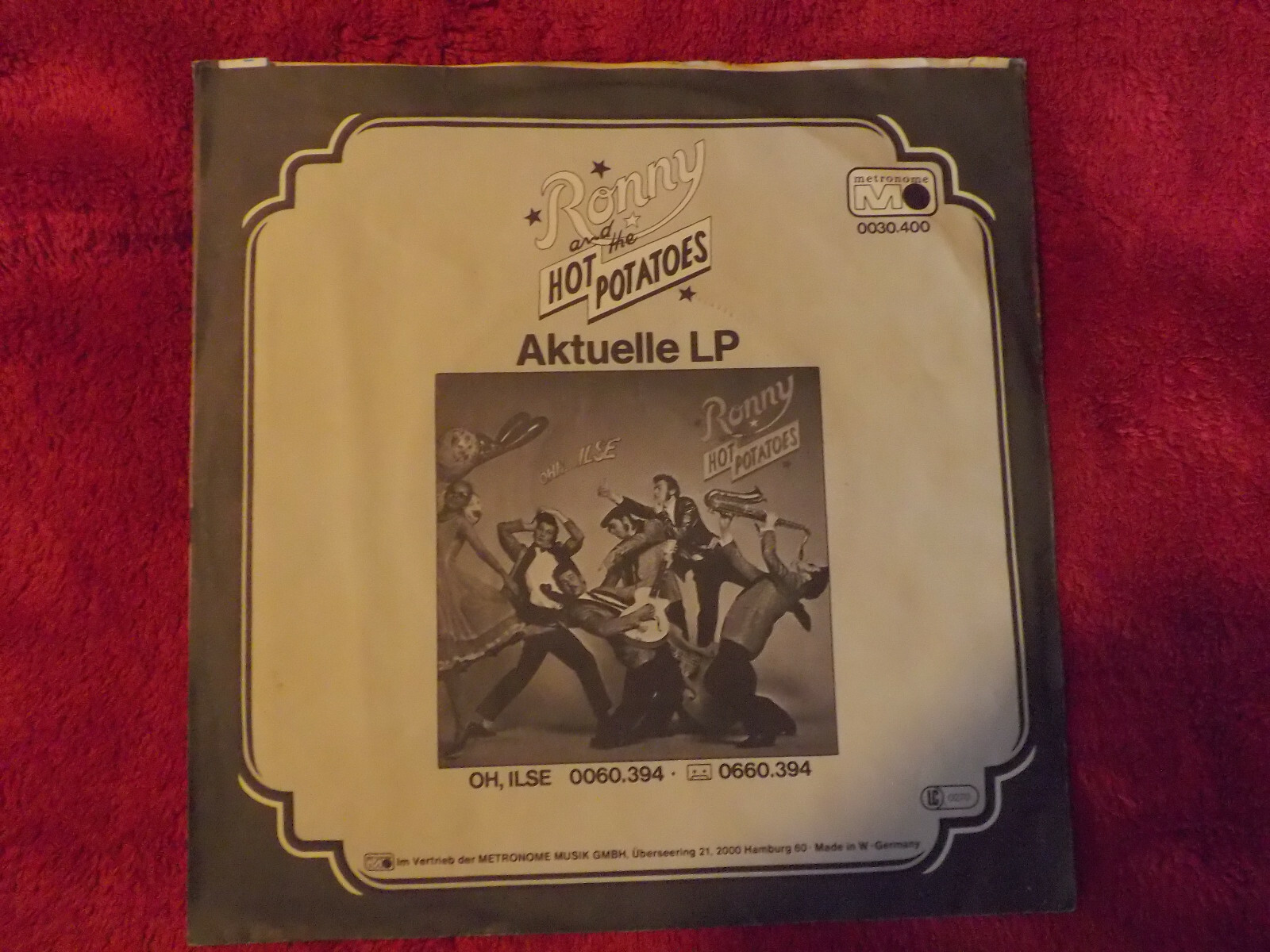 Ronny and the Hot Potatoes – Ohh.... Ilse / Heute geht alles schief (Single), Bild 3