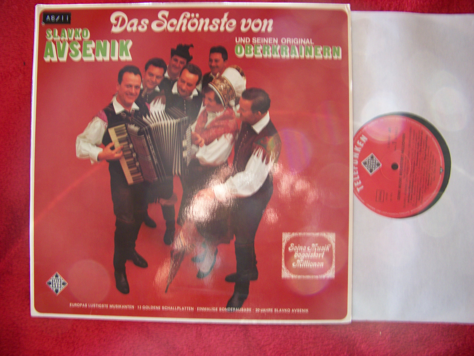 Slavko Avsenik – Das Schönste von Slavko Avsenik und seinen original Oberkrainern (LP, Telefunken, 1974)
