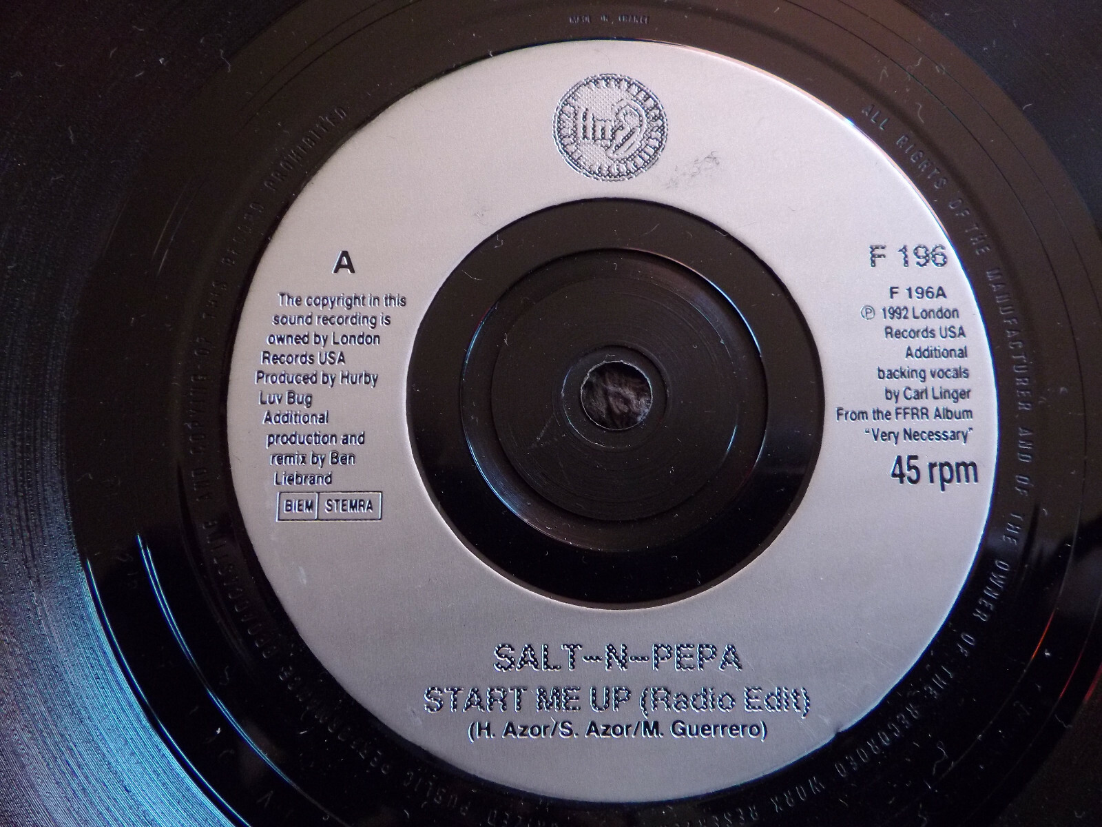 Salt-n-Pepa – Start me up / Do you want me (Single, 1992)