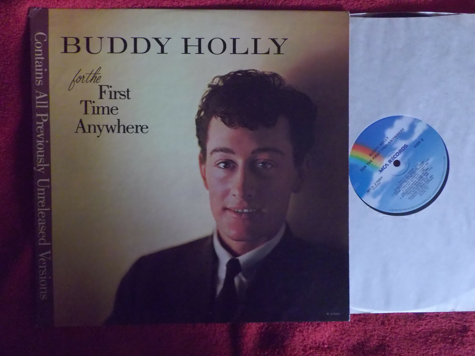 Buddy Holly – For the first time anywhere (LP, MCA Records, 1983)