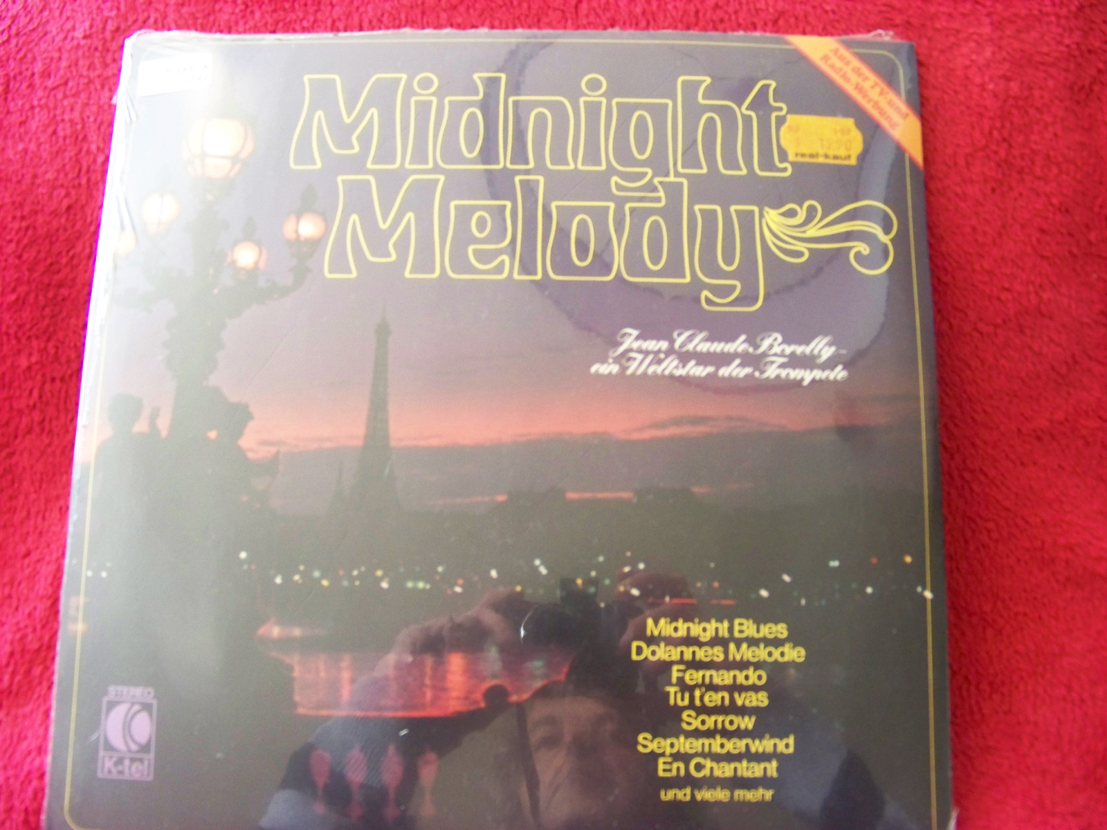 Jean Claude Borelly – Midnight Melody, LP, K-tel Records, Deutschland 1979