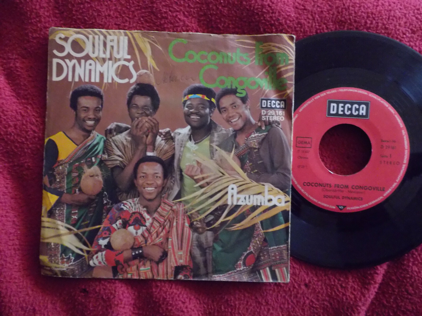 The Soulful Dynamics – Coconuts from Congoville / Azumba (Decca, 7″-Single)