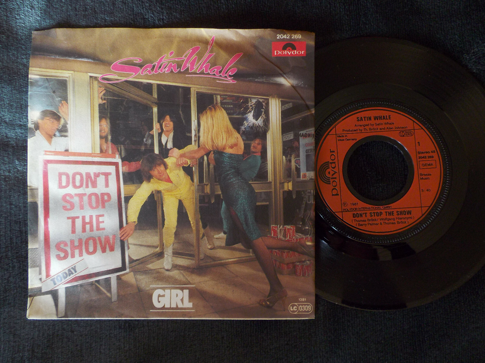 Satin Whale – Don’t Stop the Show / Girl | Polydor 2042 269 | Deutschland, 1981