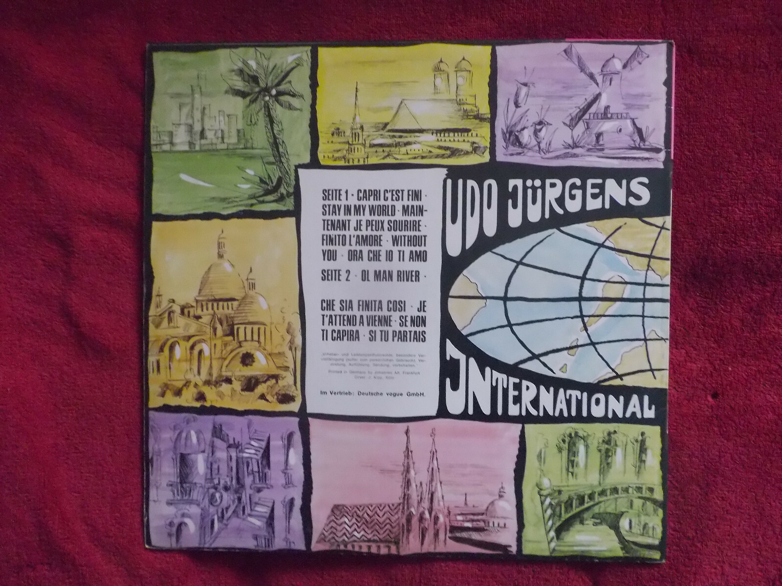 Udo Jürgens – International | LP, Pop Records, 1967, Bild 2