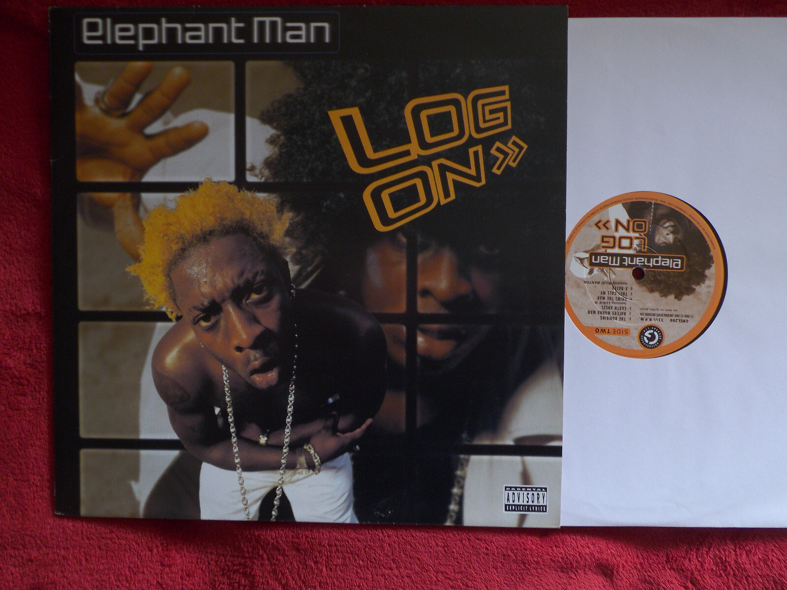 Elephant Man – Log on | Greensleeves Records GREL 266, LP (12 Inch), 2001