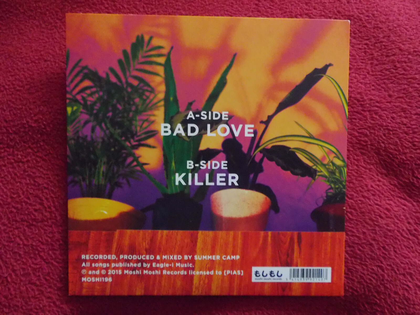 Summer Camp – Bad Love / Killer (45er-Single), Bild 2
