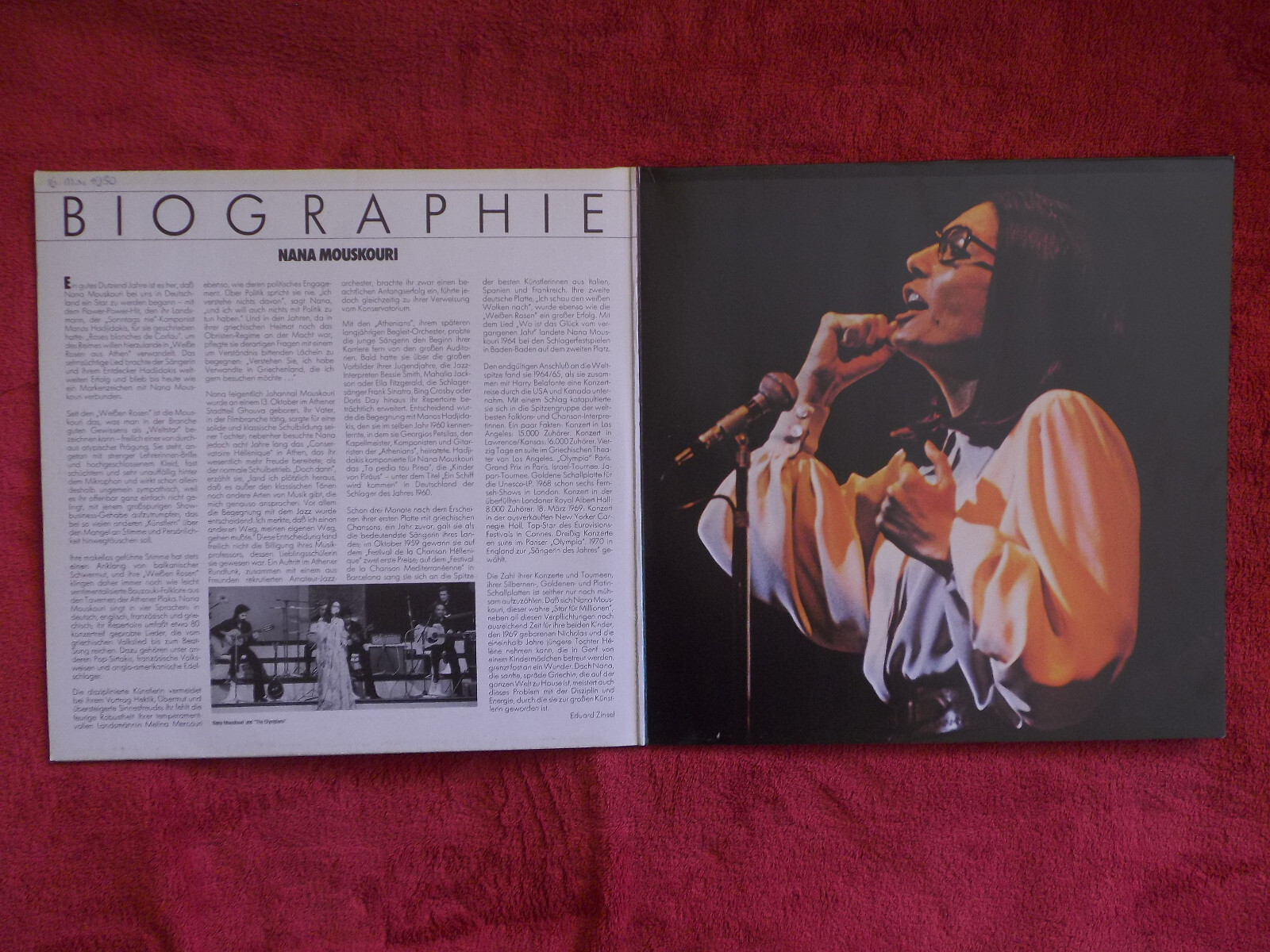 Nana Mouskouri – Songs of love and romance | Doppel-LP, Philips, Bild 3