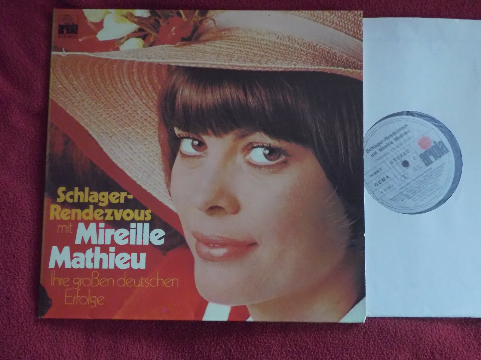 Mireille Mathieu – Schlager-Rendezvous mit Mireille Mathieu | Ariola Records LP
