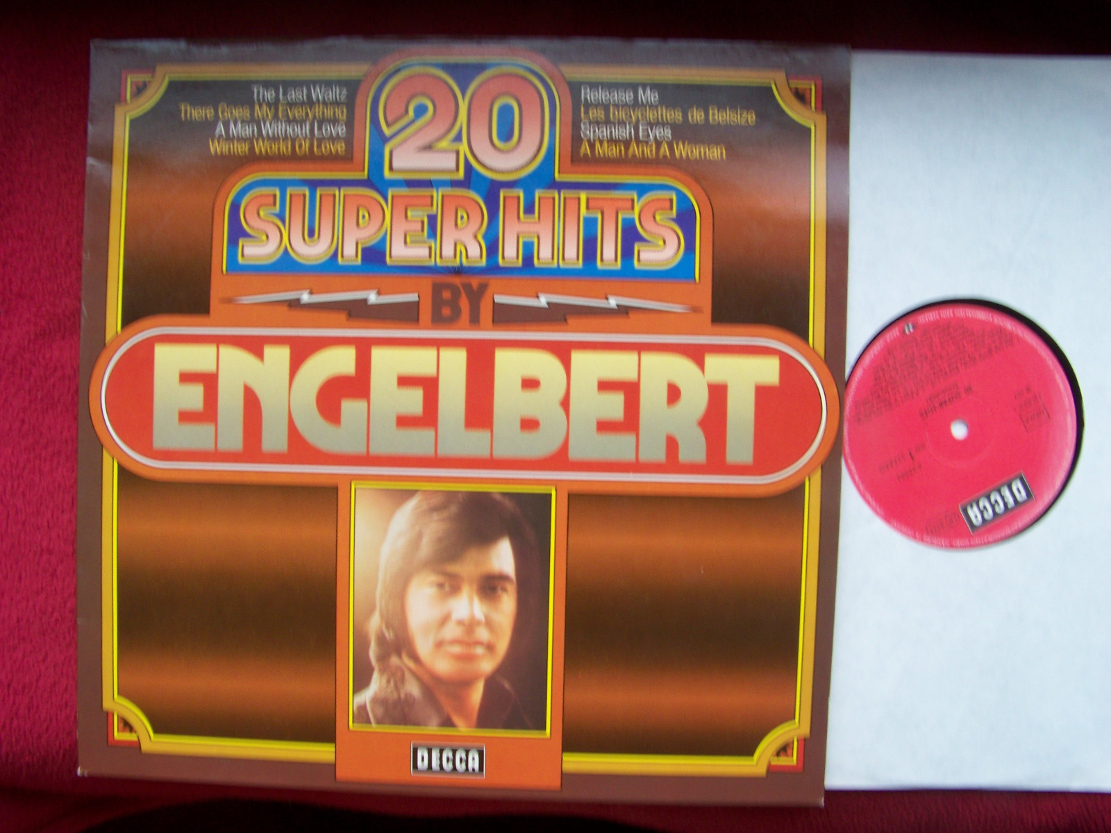 Engelbert – 20 Super Hits by Engelbert | Decca LP, Deutschland 1976