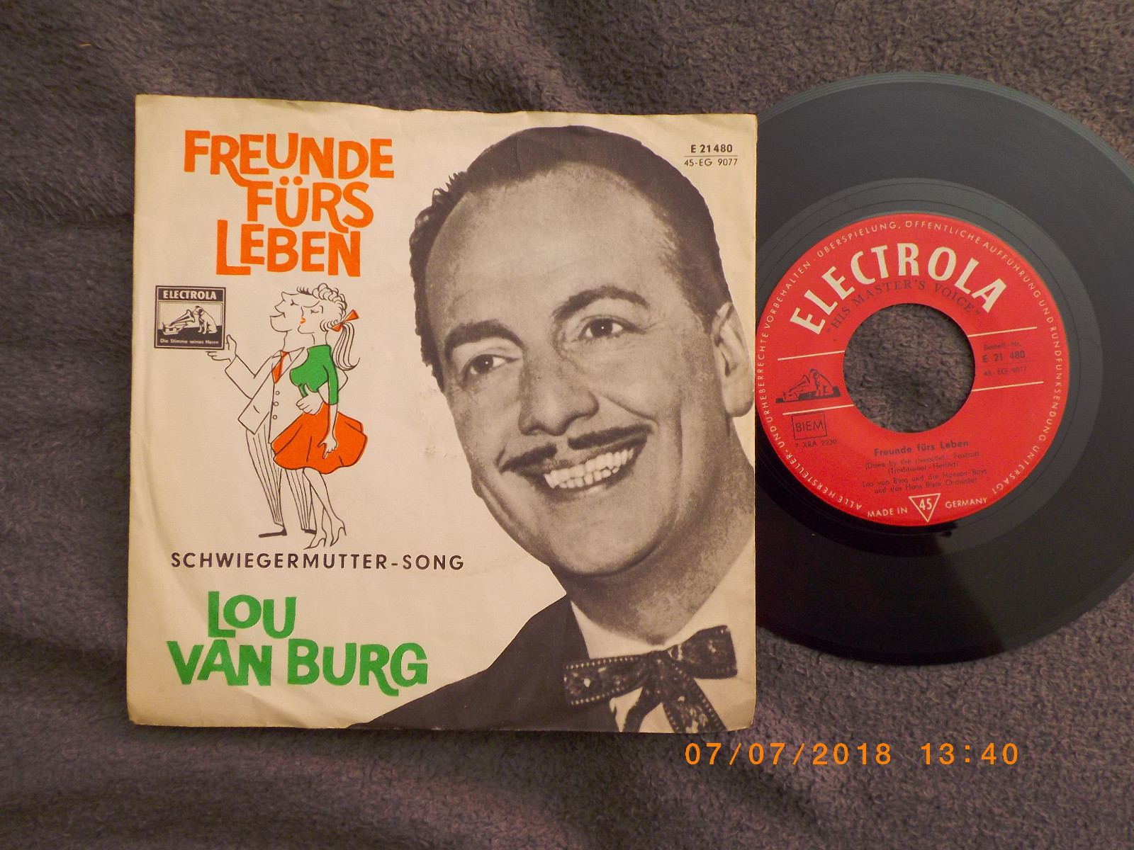 Lou van Burg – Freunde fürs Leben / Schwiegermutter-Song (Electrola, E 21 480)