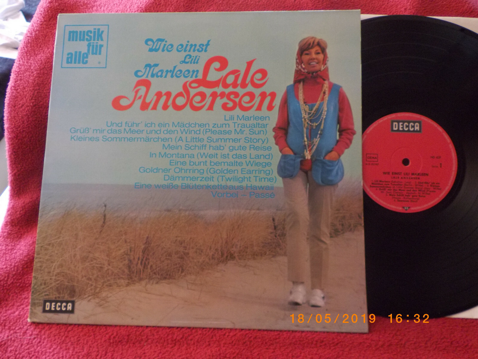 Lale Andersen – Wie einst Lili Marleen | Decca LP