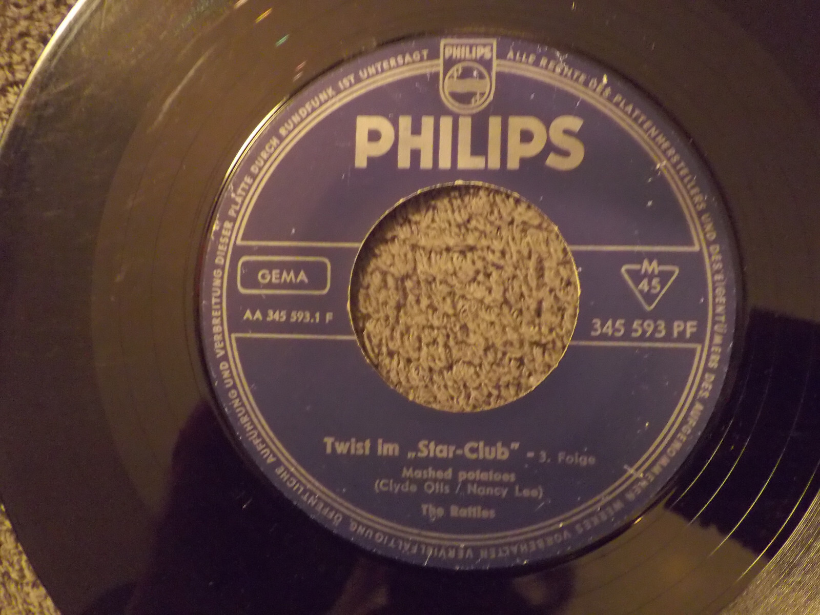 The Rattles – Mashed potatoes / Hello | Philips Star-Club Records, Single