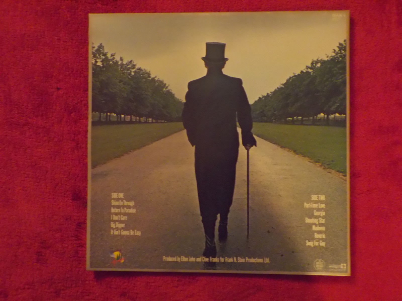 Elton John – A Single Man (LP, TRAIN 1), Bild 3