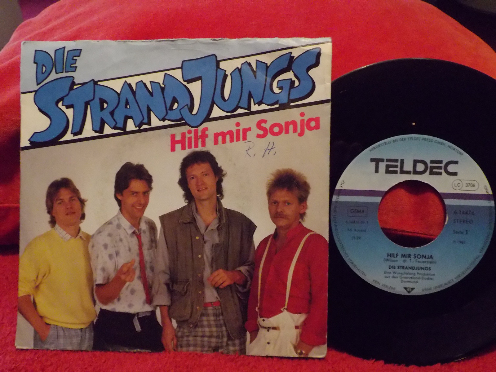 Die Strandjungs – Hilf mir Sonja / Ich hab ein gutes Gefühl | Teldec 1985