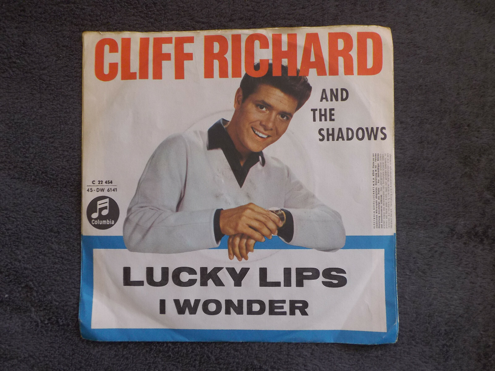 Cliff Richard – Lucky Lips / I Wonder (Columbia Records), Bild 5