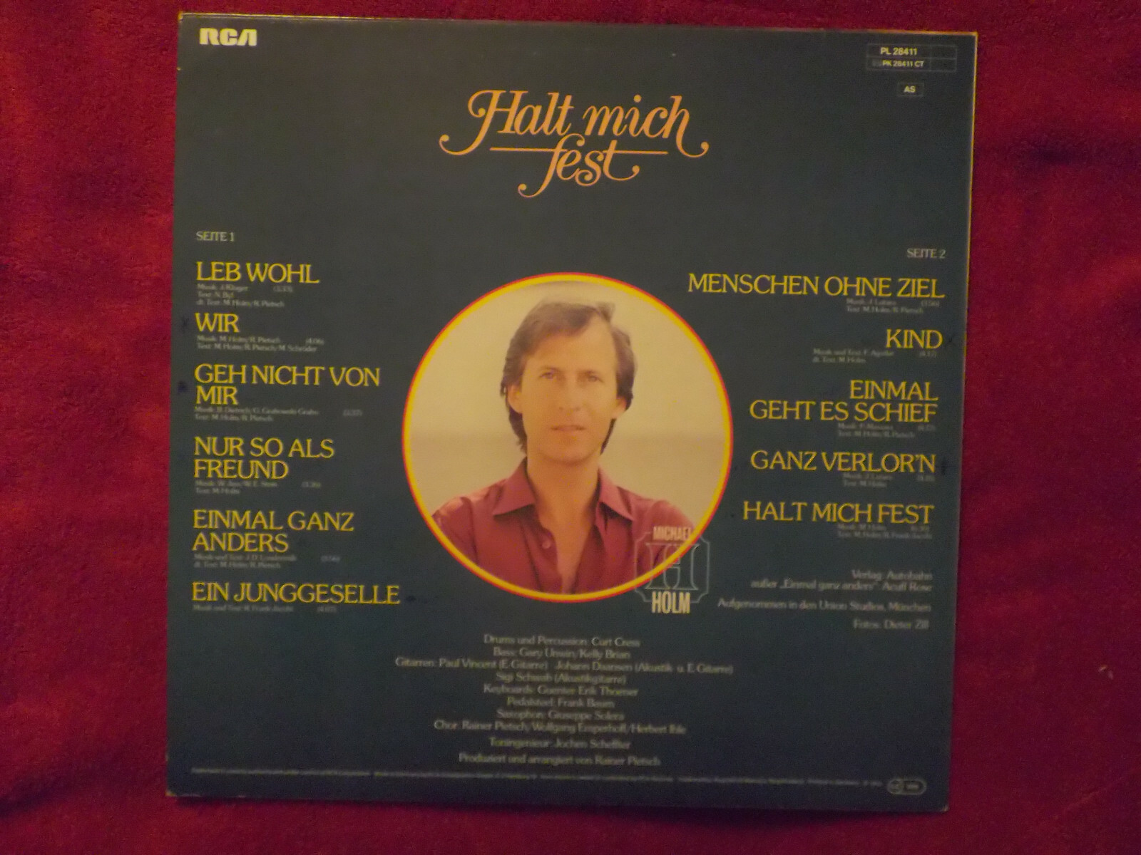 Michael Holm – Halt mich fest | RCA Records, LP, Deutschland, 1980, Bild 2