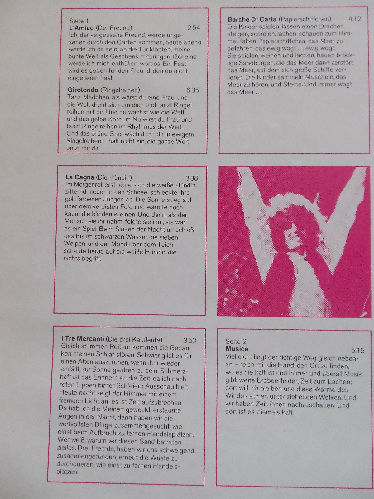 Angelo Branduardi – Angelo Branduardi (Amiga, LP), Bild 3