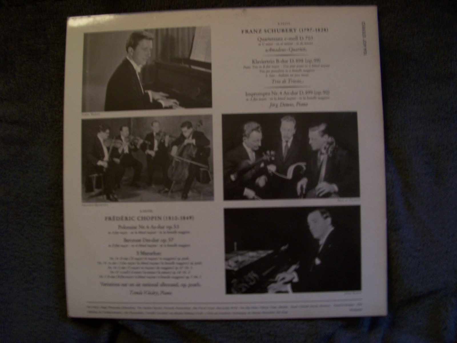 Chopin ; Schubert – Ausgewählte Meisterwerke | Deutsche Grammophon, 1965, Bild 2