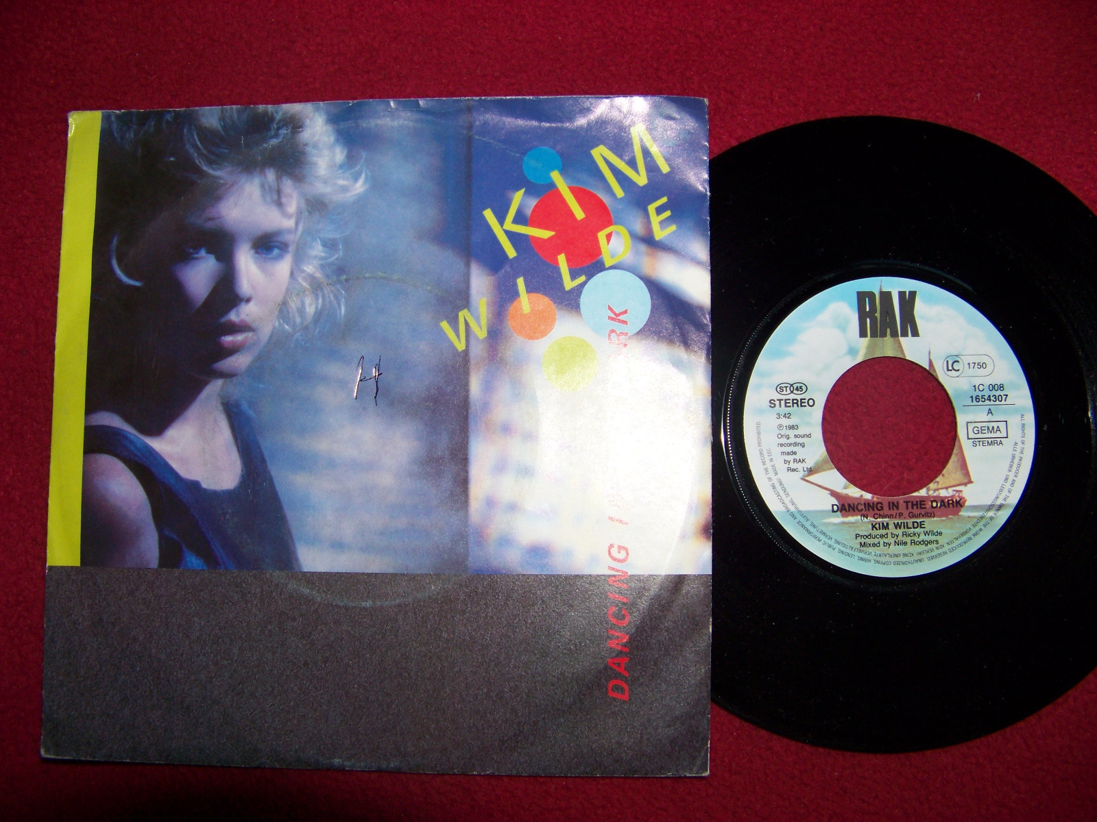 Kim Wilde – Dancing in the dark / Back street driver (7″-Single, 1983)