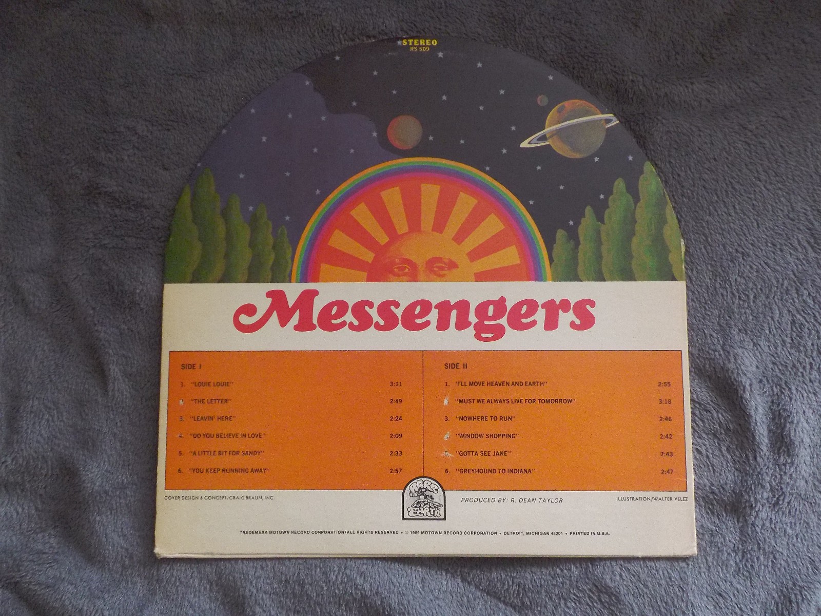 The Messengers – The Messengers | Rare Earth Records RS 509, USA 1969, LP, Bild 3