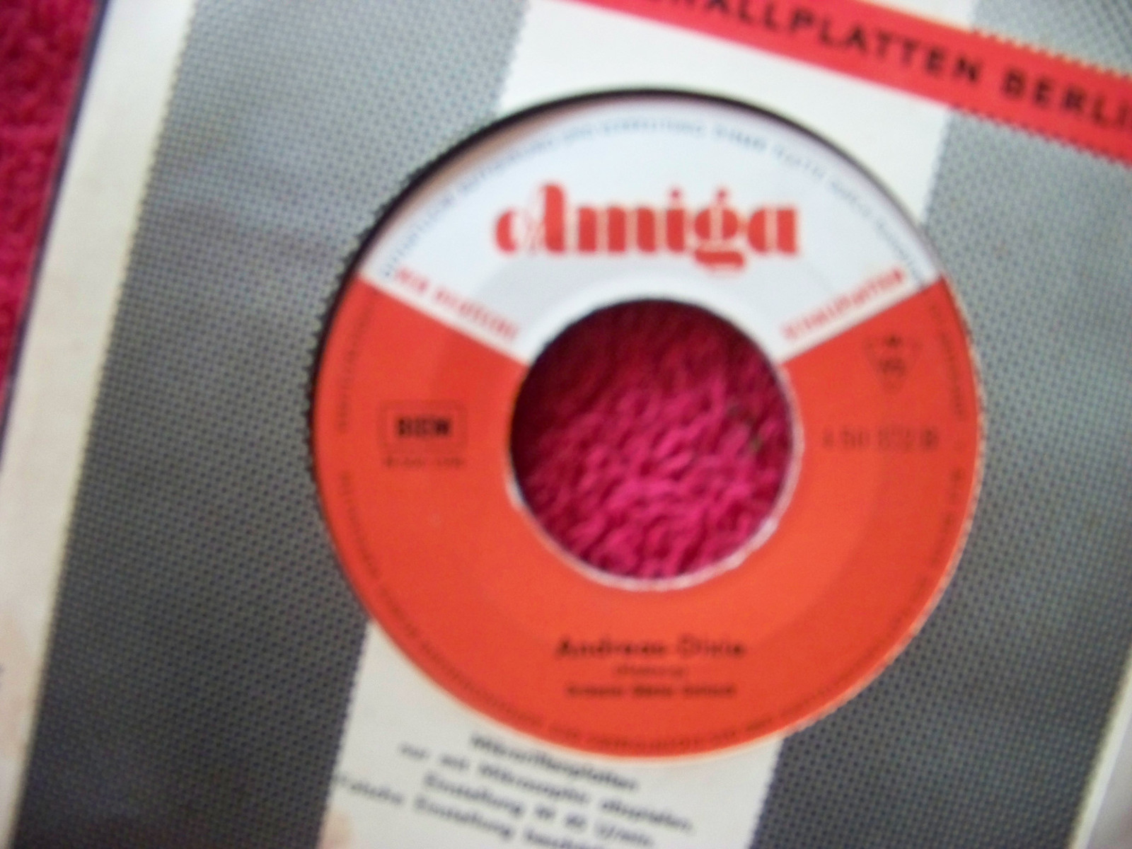 Bärbel Wachholz / Orchester Günter Gollasch – Sole, sole / Andreas-Dixie (Amiga), Bild 2
