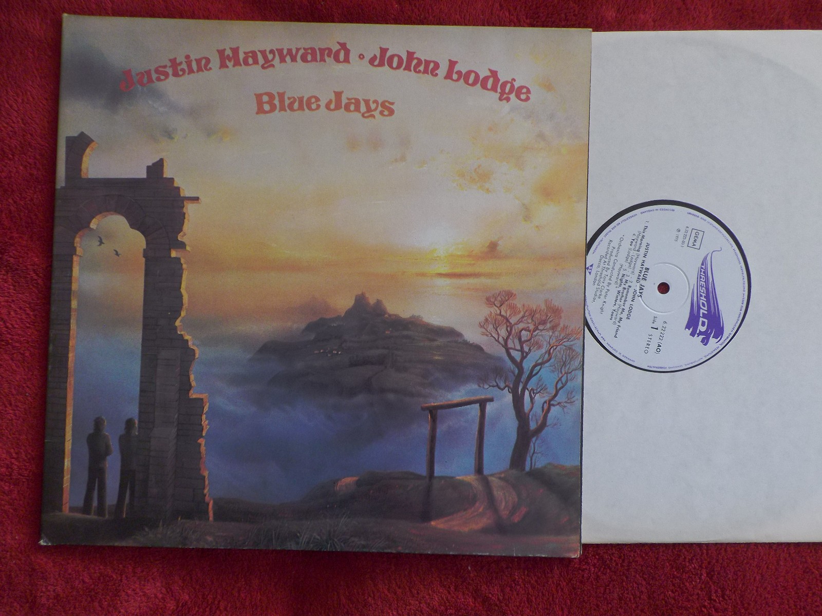 Justin Hayward & John Lodge – Blue Jays (1975, deutsche Threshold Records-LP)