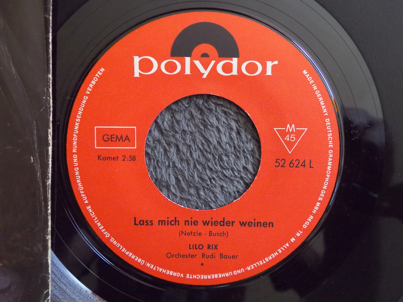 Lilo Rix – Laß mich nie wieder weinen / Wenn ich dich verlier´ (Polydor, 1966), Bild 2