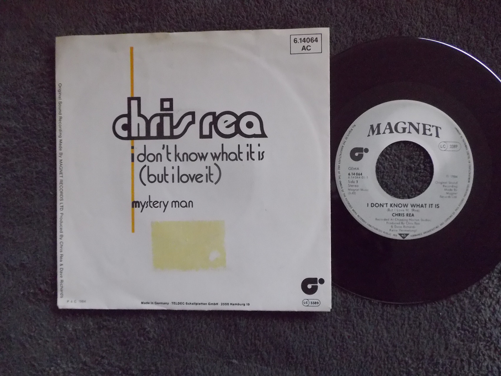 Chris Rea – I don´t know what it is / Mystery man (7″-Single)