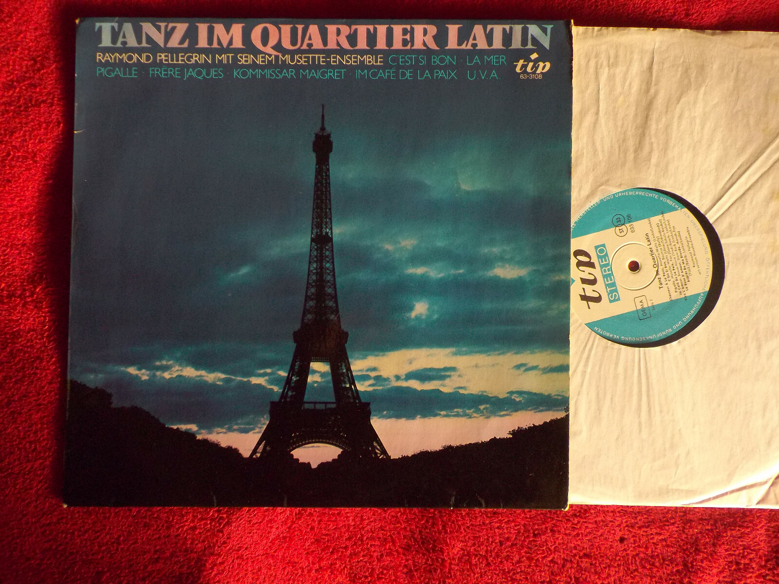 Raymond Pellegrin – Tanz im Qartier Latin (Tip Records, 633  108) – LP