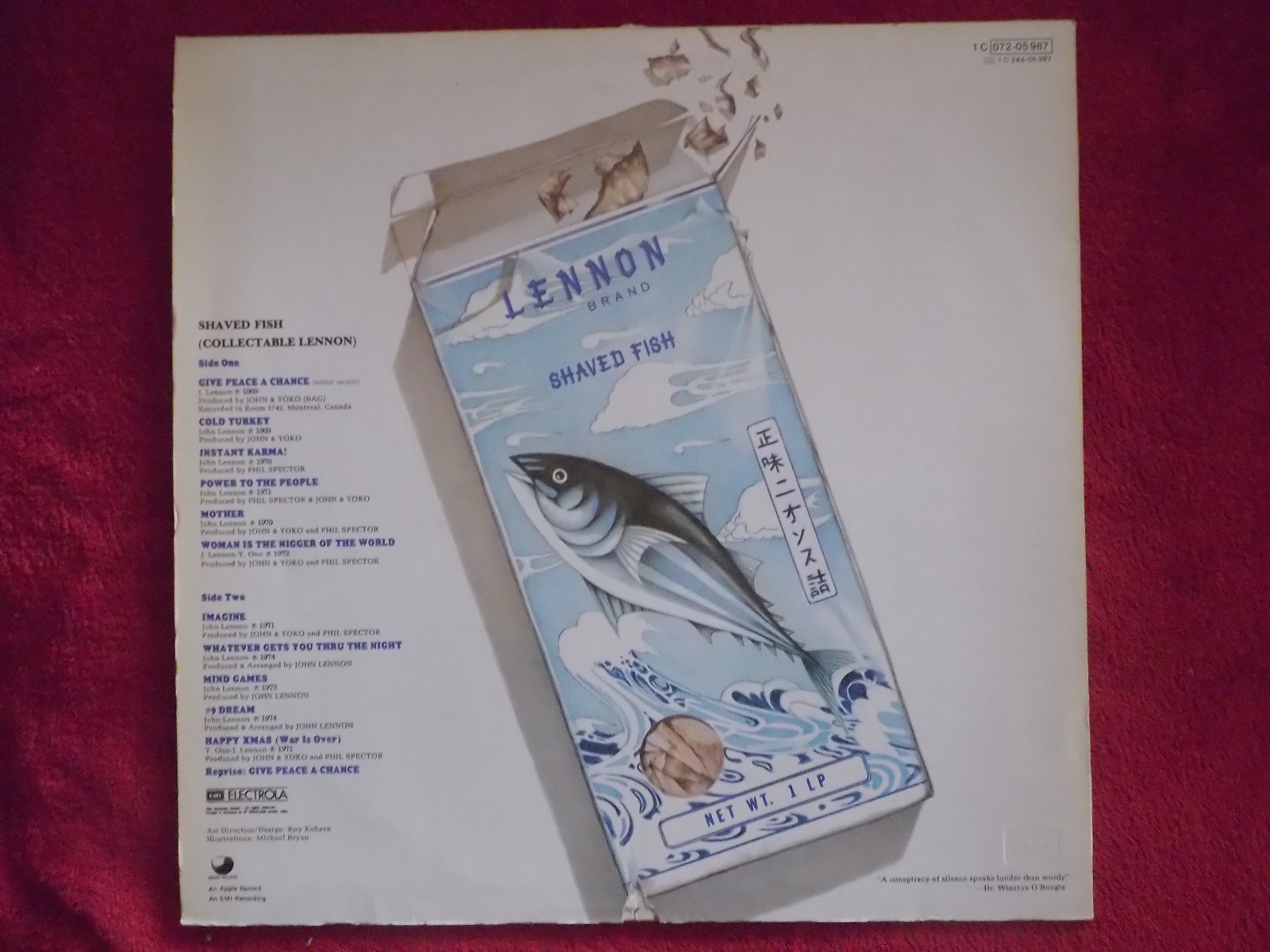 John Lennon – Shaved Fish (LP, Deutschland, 1979), Bild 4
