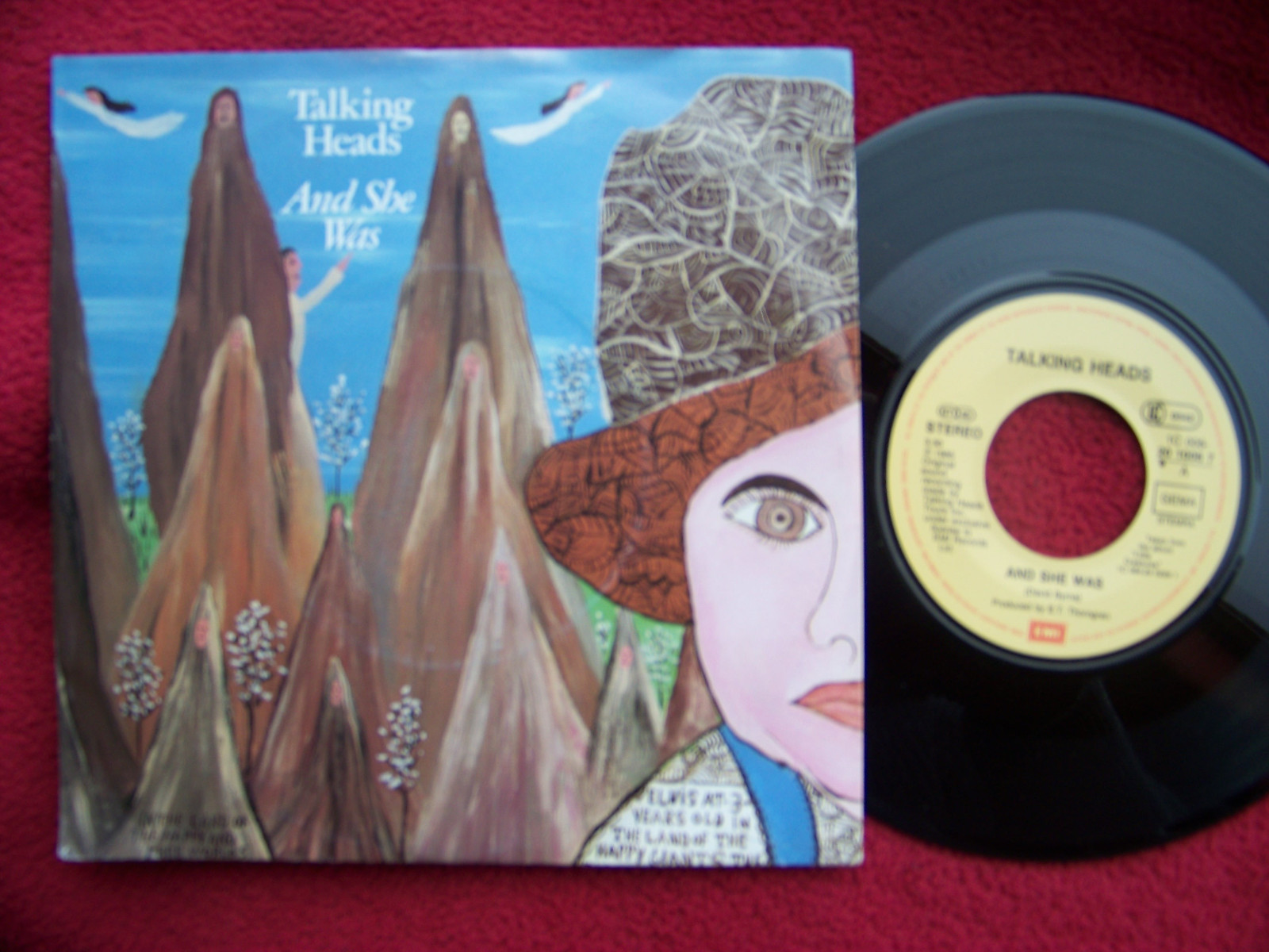 Talking Heads – And she was / Perfect world (Single, 1985)