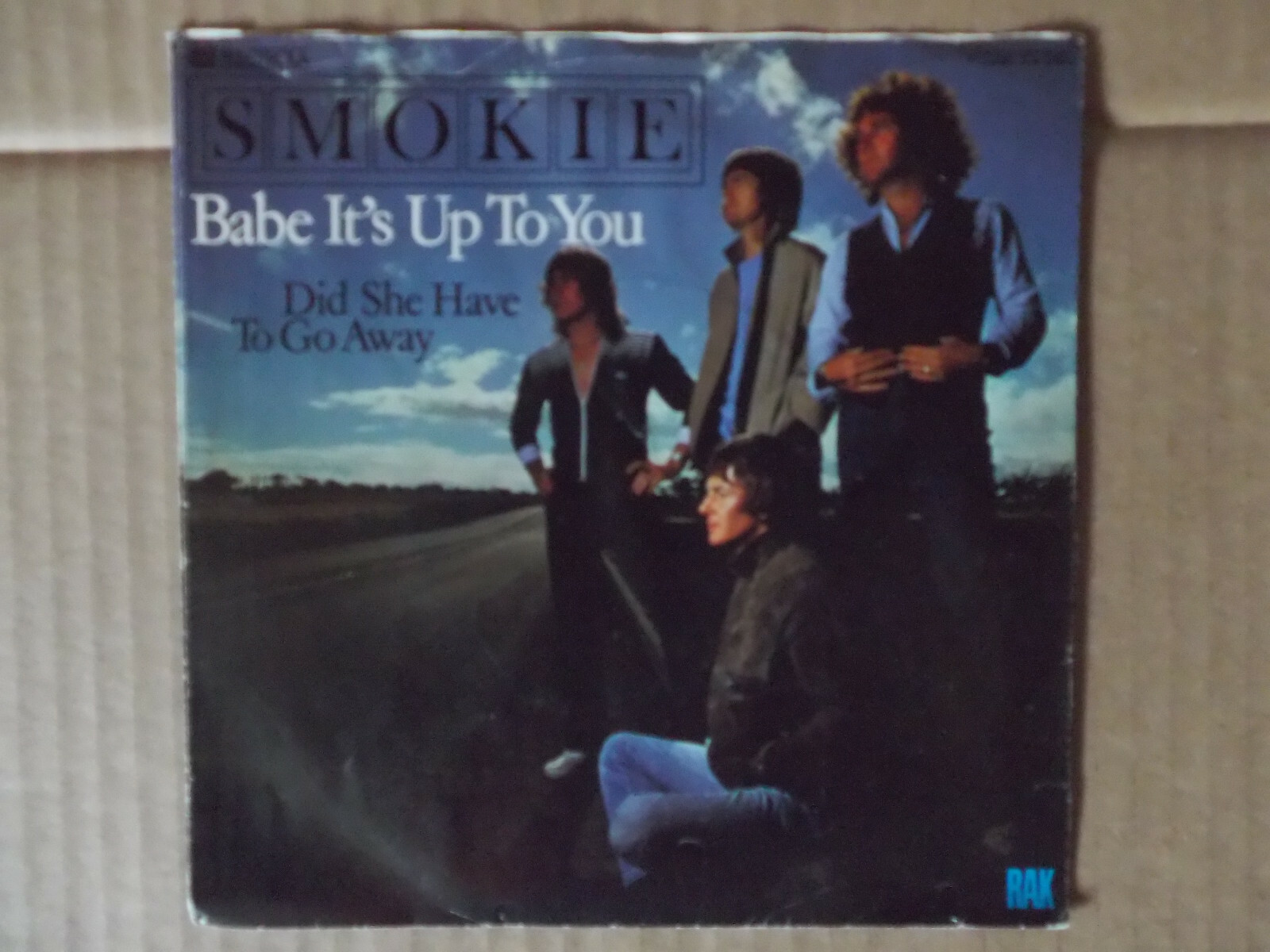 Smokie – Babe it´s up to you / Did she have to go away · RAK Records · 7″ Single, 1979, Bild 2