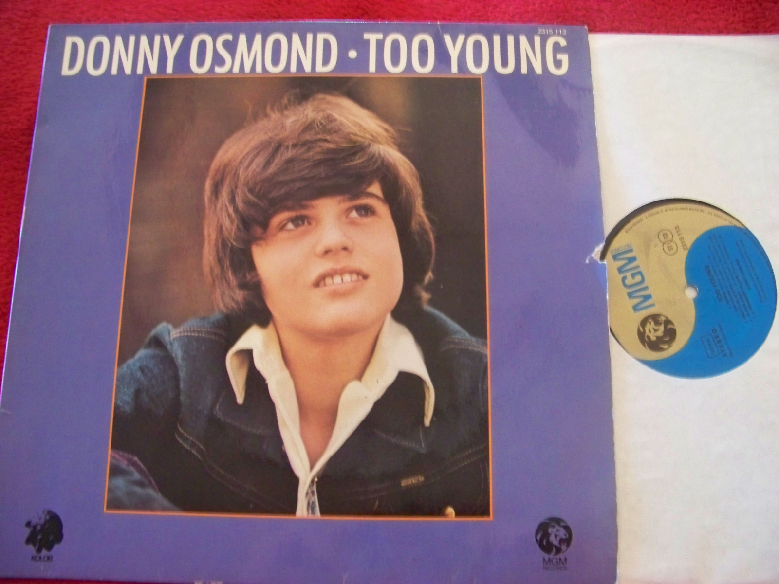 Donny Osmond – Too Young (MGM Records LP)