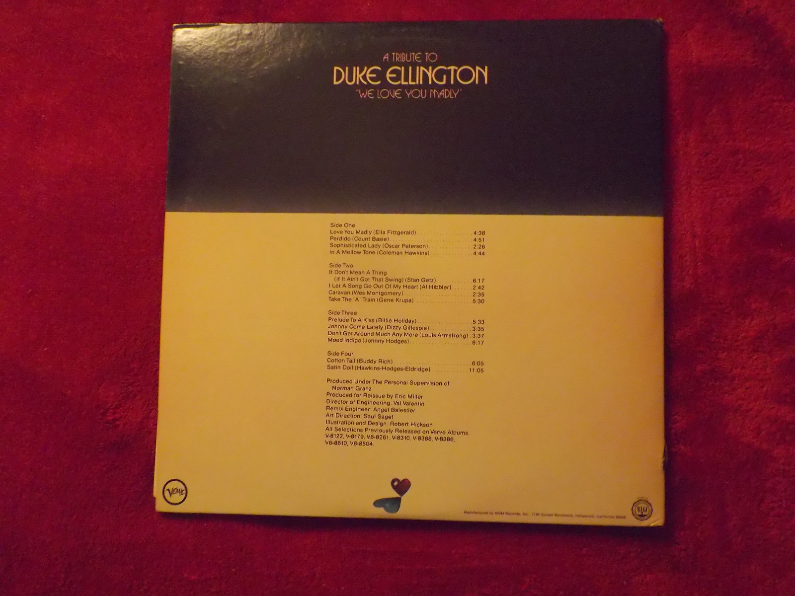 Duke Ellington – We love you madly (D-LP, Verve Records), Bild 4