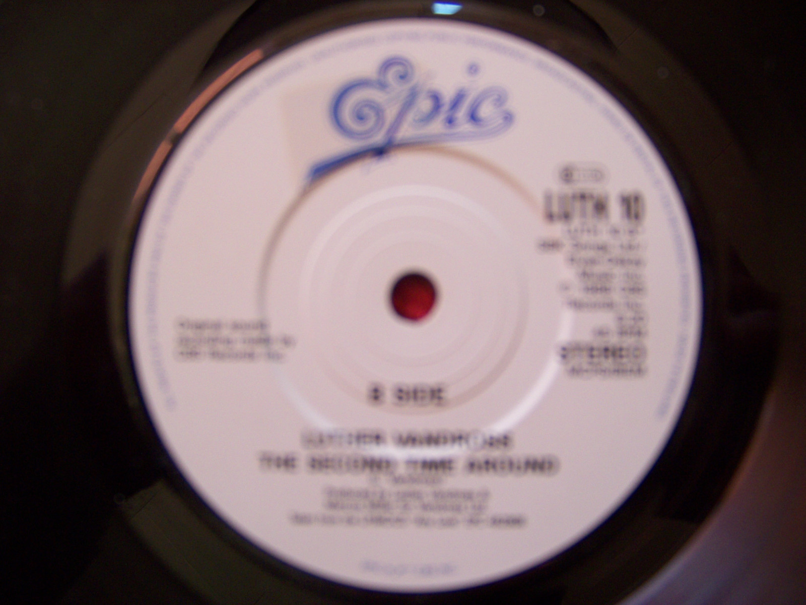 Luther Vandross – Come back / The second time around (UK-Single, 1988), Bild 2