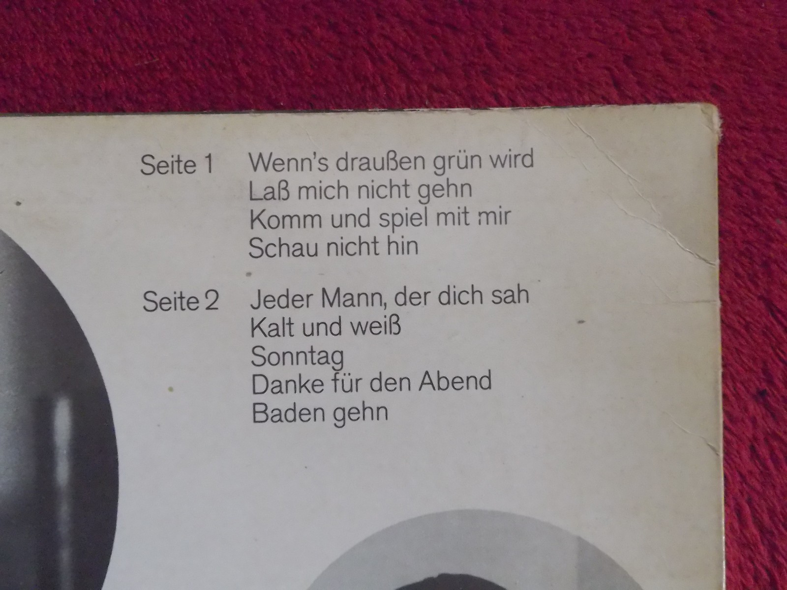Manfred Krug – No. 2 Ein Hauch von Frühling (Amiga LP, 1975), Bild 3