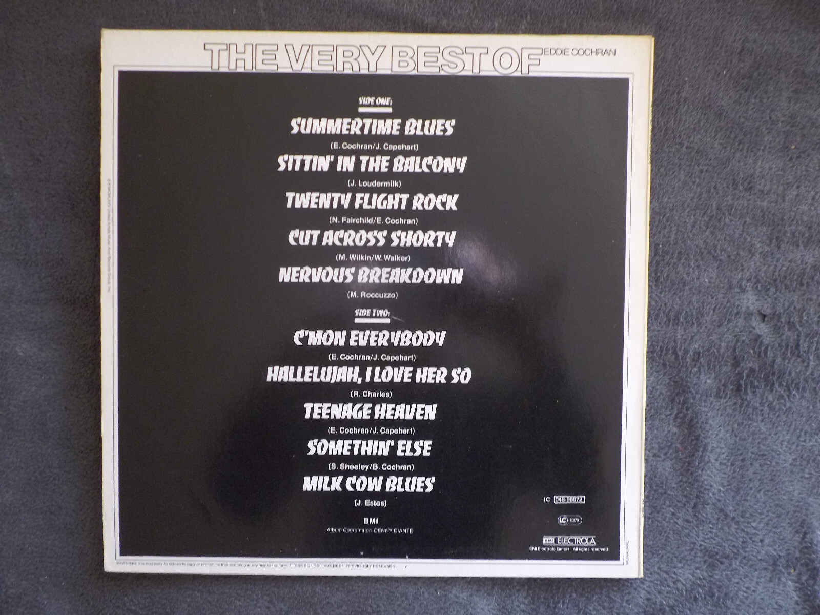 Eddie Cochran – The Very Best Of – LP, Bild 2