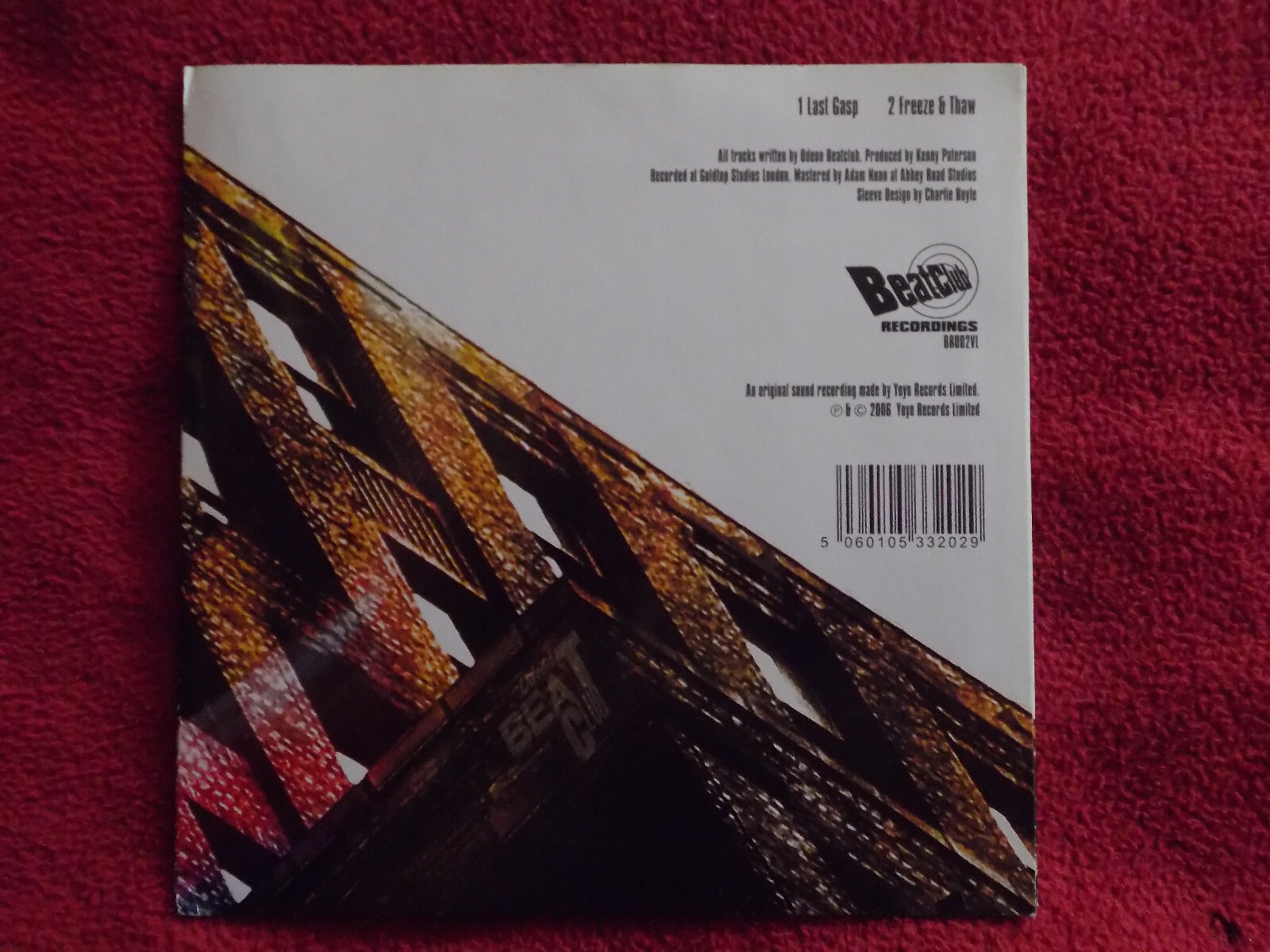 Odeon Beatclub – Last gasp / Freeze & thaw (7″-Single, 2006), Bild 2