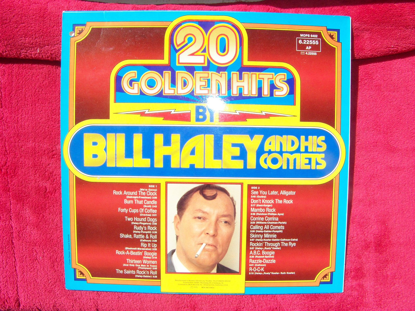 Bill Haley & The Comets – 20 Golden Hits | MCA Records 6.22555, Deutschland, 1974, Bild 2
