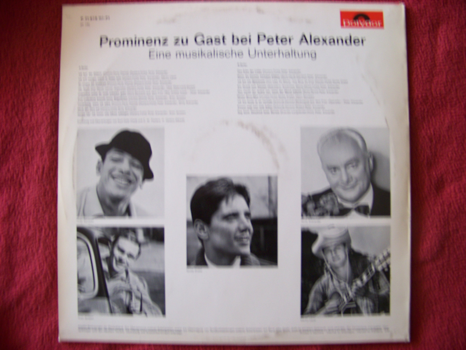 Various – Prominenz zu Gast bei Peter Alexander (LP, Polydor, 1964), Bild 2
