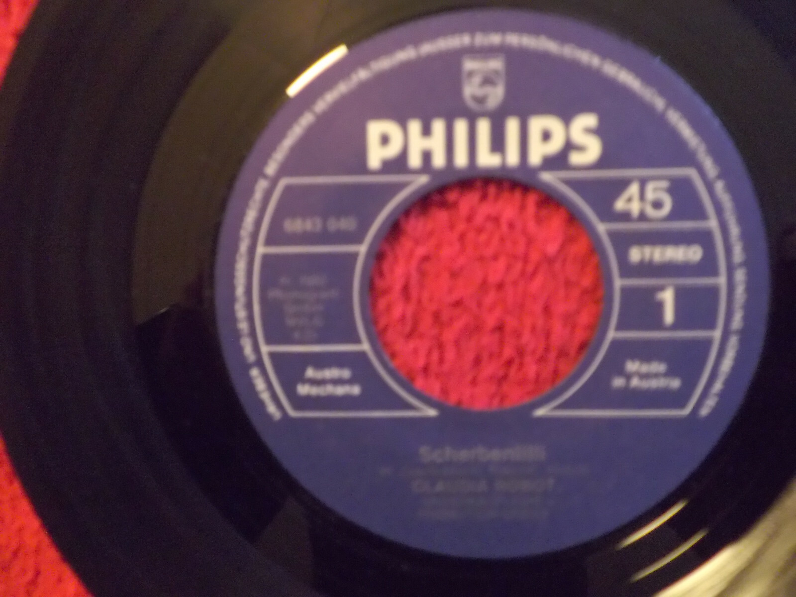 Claudia Robot – Scherbenlilli / Alarmsignal (Philips, 6843 040), Bild 3