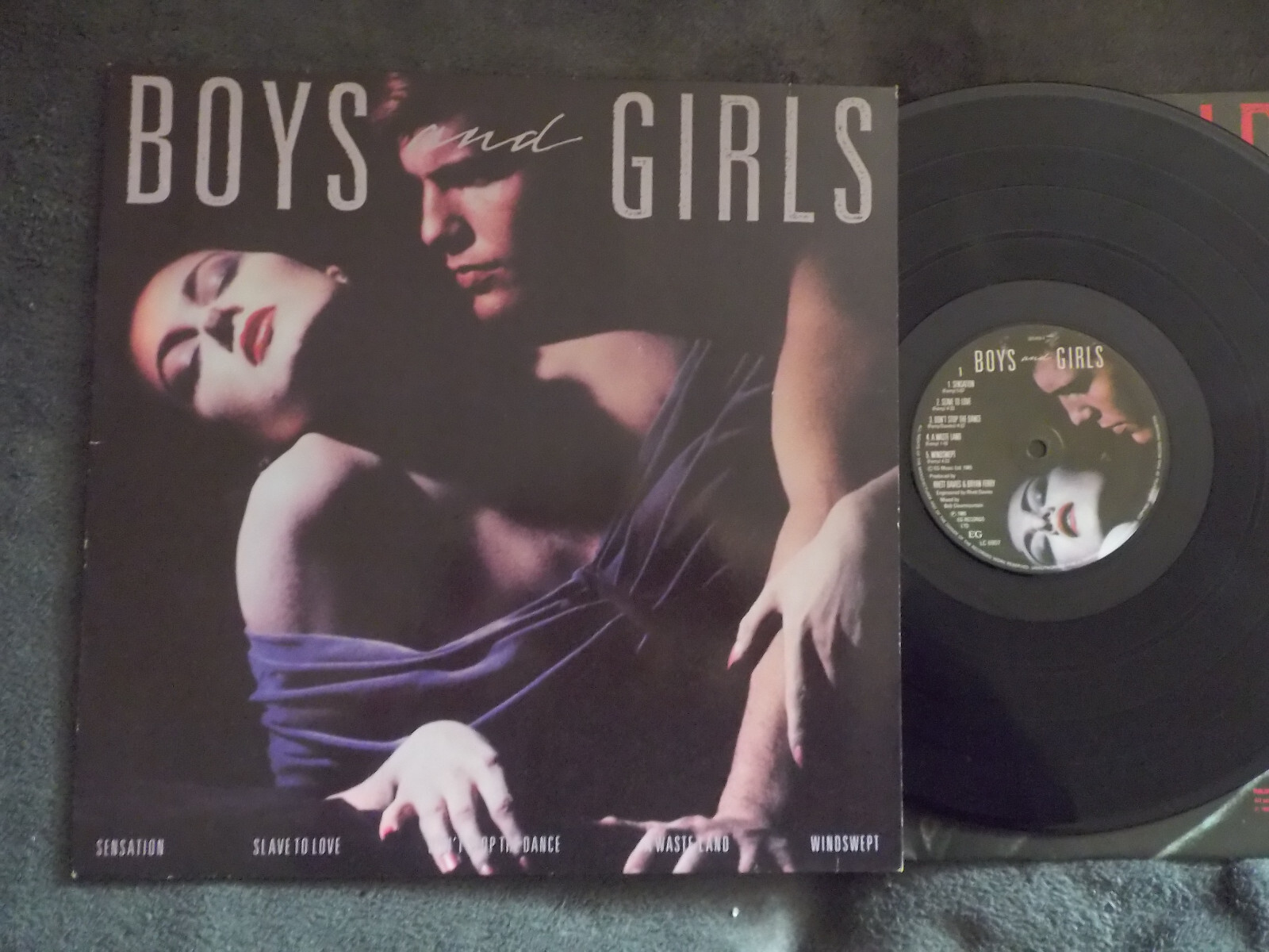 Bryan Ferry – Boys and Girls (LP, EG Records, 1985)