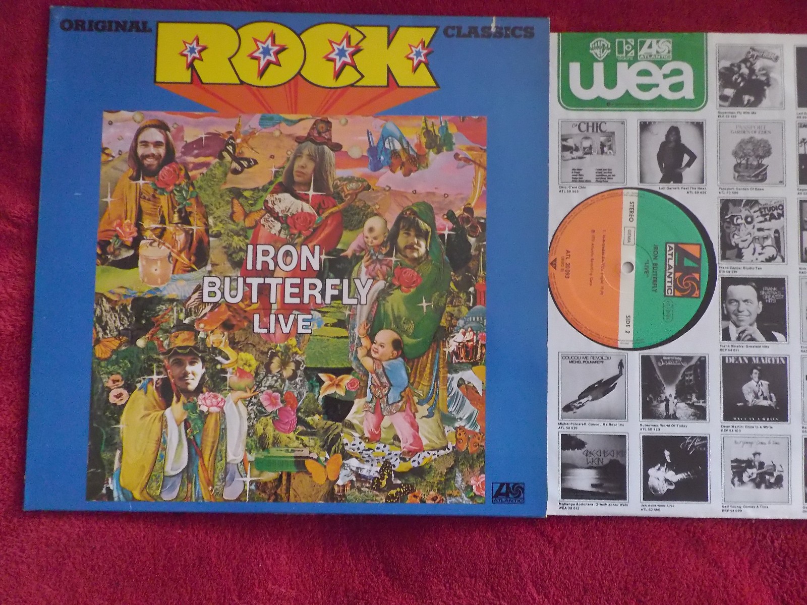 Iron Butterfly – Live (LP, Atlantic Records, ATL 20 093, 1975)