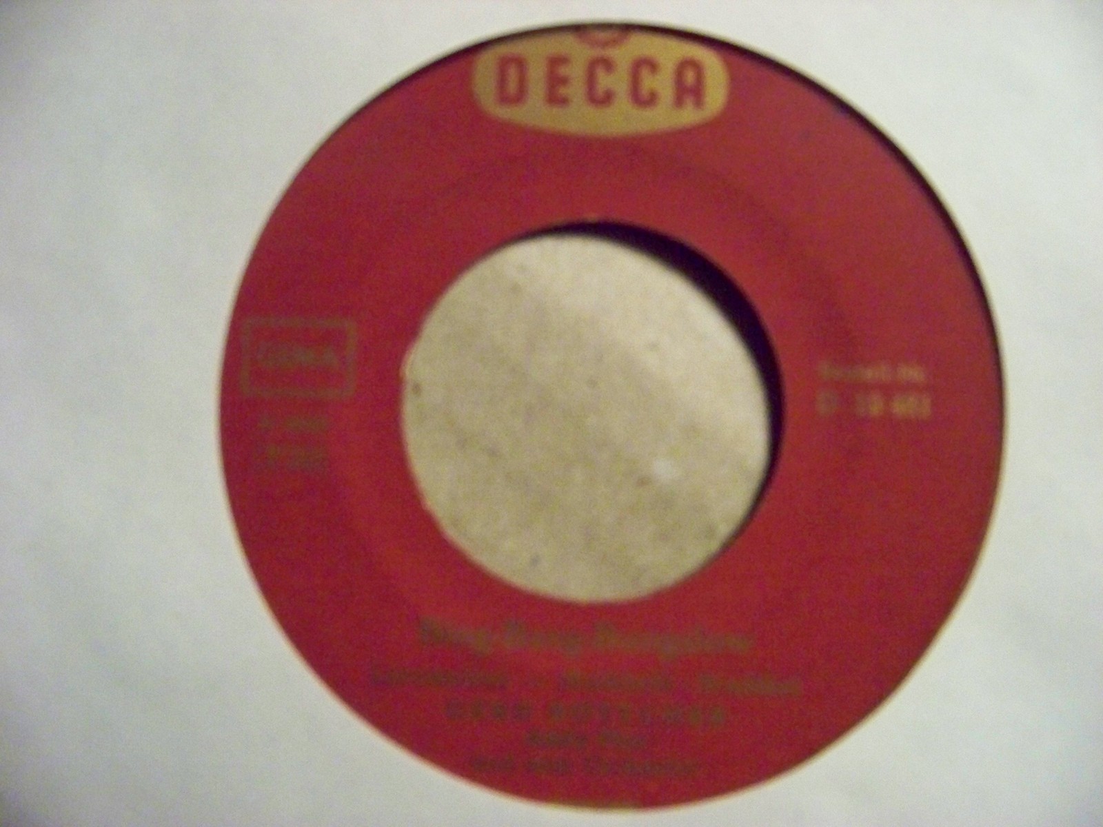 Gerd Böttcher – Bing - Bang - Bungalow / Blue Lady | Decca D 19 461