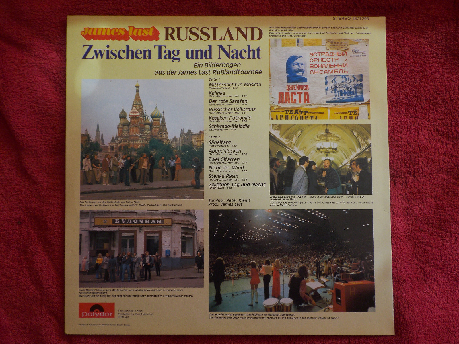 James Last – Zwischen Tag und Nacht | Polydor LP, Bild 3